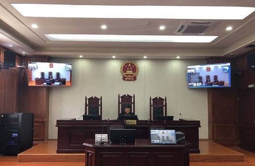 四川威廉希尔williamhill(中国)中文官方网站电力高频UPS电源护航郫都区人民法院调解室投影设备